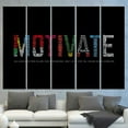 thumbnail image 4 of Motivate, Canvas, Canvas Art, Canvas Gift, Motivation Art Canvas, Motivational Canvas Art, Inspirational Canvas Print, Canvas Wall Decor - 5P-Gallery Wrapped, 4 of 9