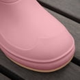 thumbnail image 6 of Women Mid Calf Waterproof Rain Boots, Matte Rubber Slip On Chunky Sole Mud Boots for Outdoor Rainy Days Pink 38, 6 of 9