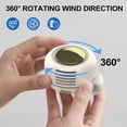 thumbnail image 4 of Portable Silent Clip On Bladeless Fan, Rechargeable Wearable Fan for Waist & Neck, 3 Speeds, 6H Runtime, 4 of 9