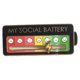 thumbnail image 2 of JShteea Broche Esmaltado My Social Battery 7 Moods Lapel Pins (Negro), 2 of 9