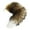Caramel Black Ombré, variant on NAMTYQX Therian Fox Tail Spring Clip Keychain, Soft Faux Fox Fur, Realistic Colors, 1