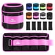thumbnail image 1 of Par de pesas ajustables para tobillo Fragraim de 5 libras, color morado, 1 of 7
