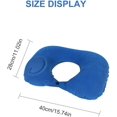 thumbnail image 3 of 1 cojín de prensa en forma de U, almohada de viaje inflable, almohada inflable para el cuello, almohada inflable versión europea oso de fresa Electrónica, 3 of 5