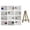 White, variant on XKHHLH Eco-Friendly Plantable Seed Calendar 2027, Perfect Modern Greening Calendars Planner, Month Biodegradable Paper Planner with Wildflower, Herb & Fruit Seeds for Garden & Decor