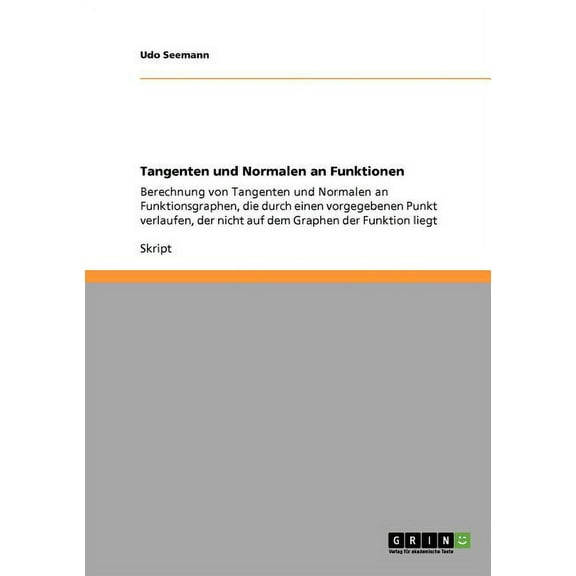 Tangenten Und Normalen an Funktionen