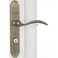 thumbnail image 2 of Larson QuickFit Storm Door Lever Handle Set - Lockable Brass - Antique Brass Finish, 2 of 2