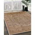 thumbnail image 3 of Ahgly Company Machine Washable Indoor Square Industrial Modern Light Brown Area Rugs, 8' Square, 3 of 7