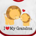 thumbnail image 4 of Inktastic I Love My Grandma Boys or Girls Baby Bib, 4 of 4