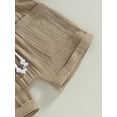 thumbnail image 4 of Pengnight Toddler Short Sleeve T-Shirt and Casual Elastic Shorts 2 Count, 4 of 9