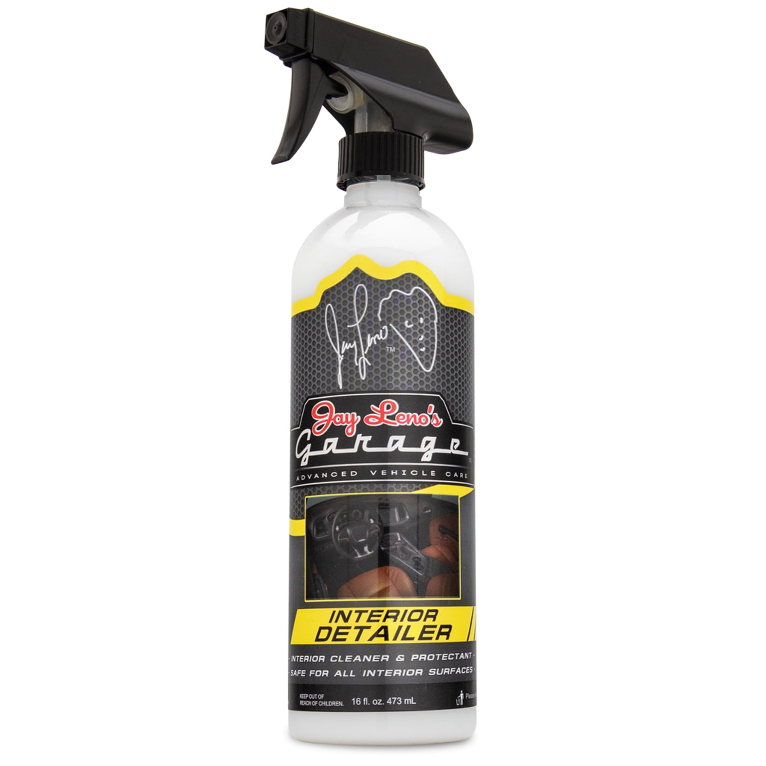 Jay Leno's Garage Interior Detailer (16 oz) - Clean & Protect Car Interior Surfaces