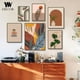 thumbnail image 2 of Póster de estilo moderno para decoración del hogar, pintura en lienzo, impresiones artísticas de pared, línea abstracta, hoja, flor, planta Bohemia, regalos, 2 of 4
