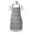 thumbnail image 3 of Fish Apron, Sketch Under the Sea Creatures with Ornate Scales Diverse Ocean Fauna Concept, Unisex Kitchen Bib with Adjustable Neck for Cooking Gardening, Adult Size, Multicolor, by Ambesonne, 3 of 4