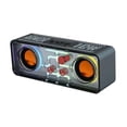 thumbnail image 3 of Altavoz Bluetooth Subwoofer Regalo de cumpleaños Soporte para tarjeta TF AUX LED Luz colorida Altavoz portátil para fiesta en casa Negro, 3 of 8