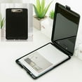 thumbnail image 4 of Plastic A4 File Box Document Folder Writing Test Paper Pad Stationery School Writing Pad Box Organizer Supply Black, 4 of 9