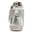 thumbnail image 3 of Ninety Union High Top Athletic Fashion Sneaker with Rhinestones, Silver, 6, 3 of 3
