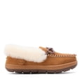 thumbnail image 2 of Fireside by Dearfoams Women's Gladstone Genuine Shearling Moccasin with Stitching, 2 of 8