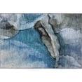thumbnail image 2 of Addison Rugs Mayfield Premium Machine Washable Transitional Abstract Blue Rectangle Rug, 1'8" x 2'6", 2 of 6