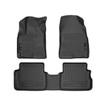 Husky Liners by RealTruck Weatherbeater Floor Mats Fits 2009-2013 Toyota Corolla/Matrix, 2009-2010 Pontiac Vibe Front & 2nd Row, 3-pc Black-98531