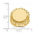 thumbnail image 5 of 14k Yellow Gold Signet Ring Size 6.5 Ring for Women - 6.9 Grams, 5 of 6