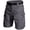 Grey, variant on liyiyiyia Cargo Shorts for Men Rip Stop Black Shorts for Summer Outdoor Quick Dry Fishing Hiking Shorts w/Multi-Pockets