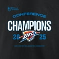 thumbnail image 4 of Men's Fanatics  Black Oklahoma City Thunder 2025 Western Conference Champions Roster Buzzer Beater T-Shirt, 4 of 5