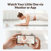 Baby Monitor with Camera and Audio, Netvue Baby Monitor with 1080P HD 5 Display, Two-Way Audio, Baby Camera