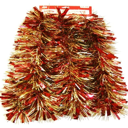 9 Red And Gold Mega Christmas Garland 9 Red And Gold Mega Christmas Garland