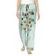 thumbnail image 1 of Fotbe World Travel Map Pantalones de Pijama para Mujer, Pantalones de Dormir, Pantalones Pj con Cordón y Bolsillos-Large, 1 of 6