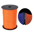 thumbnail image 4 of Cuerda de paracaídas reflectante 550 Paracord, cuerda de tienda, 7 hebras, 328 pies, pulseras de cordón, líneas de chico para acampar al aire libre, senderismo, naranja Baoblaze Paracord reflectante, 4 of 8