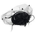 thumbnail image 1 of Ofertas Únicas 1 Pc Clip para el Cabello Sombrero Alto Perlas Falsas Clips para el Cabello Negro, 1 of 5