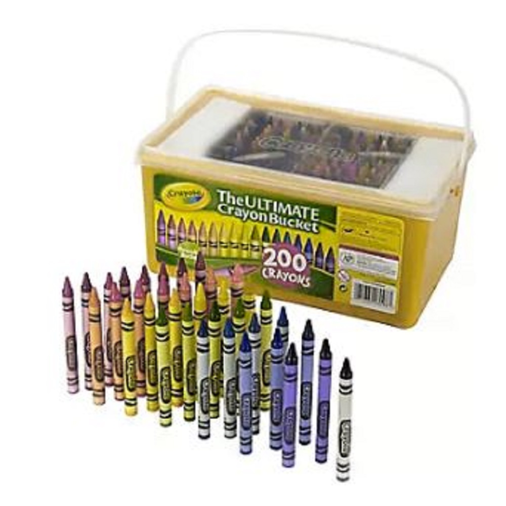 Crayola The Ultimate Reusable Crayon Bucket (200 Count)