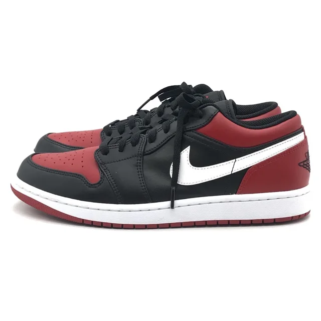 N I-K-E A i r-Jor-dan 1 Low Bred 553558-066 Red Kurayoshi Store