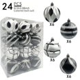thumbnail image 4 of 24PCS Christmas Ball Ornaments, 2.36 in Shatterproof Xmas Tree Decorations, Plastic Baubles for Holiday, Party, Wedding, or Home Decor, 4 of 6