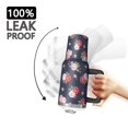 thumbnail image 3 of 40oz Pioneer Flower Floral Print Pattern Insulated Tumbler with Handle, BPA-Free Leak Proof Lid and Straws, Double Wall Vacuum, Hot 12h/Cold 34h, 3 of 6