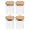 thumbnail image 1 of 4 recipientes herméticos para té y cocina, prácticos tarros de cristal para almacenar alimentos (250 ml), 1 of 8