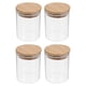 thumbnail image 1 of 4 recipientes herméticos para té y cocina, prácticos tarros de cristal para almacenar alimentos (250 ml), 1 of 8