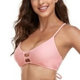 thumbnail image 2 of RELLECIGA Women's Strappy Longline Triangle Bikini Top, 2 of 7