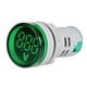 thumbnail image 3 of 2 Piezas Voltímetro 12-500V Medidor De Voltaje Monitor De Energía Indicador, 3 of 9