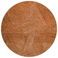 thumbnail image 2 of Addison Rugs Chantille Indoor/Outdoor Transitional Lines Copper Washable Round Rug, 8' x 8', 2 of 6