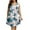 Pink, variant on TSADFHJI Maxi Skirt with Pockets Women Summer Casual V Neck Button Decoration Plus Size Dress Retro Colorful Flower Print Casual Dress Xl Blue