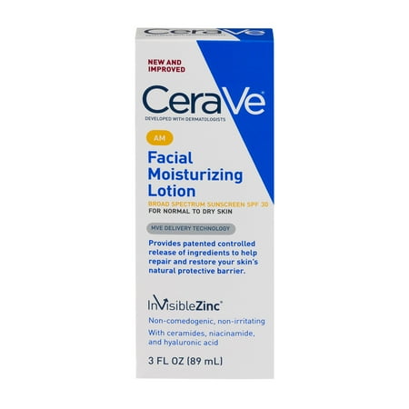 CeraVe AM Facial Moisturizing Lotion with Sunscreen - SPF 30 - 3 fl oz