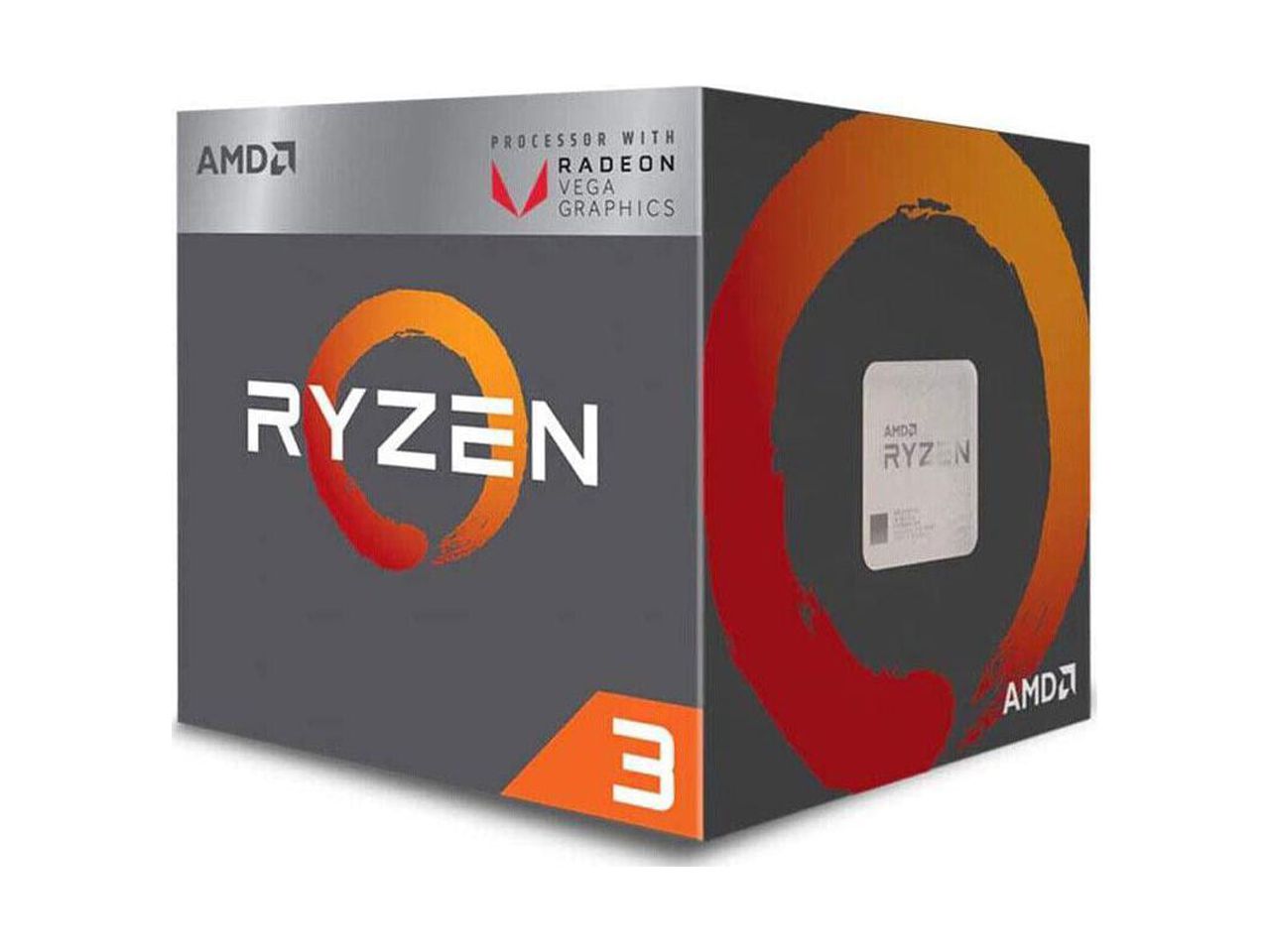 AMD Ryzen 3 4100 3.8Ghz 4-Core AM4 Processor with Wraith Stealth Cooler - 100-100000510BOX - image 4 of 10