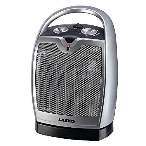 Lasko 5409 Oscillating Ceramic Tabletop/Floor Heater with Thermostat