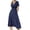 Dark Blue, variant on Abcnature Womens Maxi Dress Savings Clearance Deals, Women Short Sleeve V-Neck Floral Printed Dress Plus Size Summer Casual Long Dresses, Wedding Guest Dresses Beach Party Dress Dark Blue L
