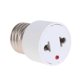thumbnail image 5 of Accesorios de conector blanco Abs E27 de 220v, adaptador de base de bombilla con cabezal para tornillos de EE. UU./UE, DF, 5 of 5