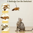 thumbnail image 3 of YOPTOP Interactive Cat Toys Flapping Squirrel for Indoor Cats Rechargeable Cat Toy Vivid Chirping  Automatic Beating Wings Kitty Toys with Catnip for Kitten Exercise  Hanging Toys Self Pl,squirrel, 3 of 6