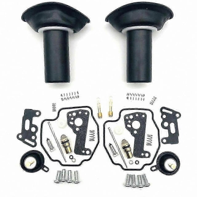 Carburetor Repair Kit for XV535 Virago Motorcycles 1990-2001 with Plunger and Diaphragm Components