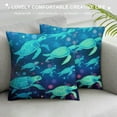 thumbnail image 3 of MLJA  Pillow Covers, Sea Turtle Decorative Throw Pillow Covers Ocean Turtle Pillowcase Farmhouse Cushion Cases for Sofa Couch Outdoor Home Decorations, 3 of 5