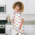 thumbnail image 4 of Colorful Funny Dachshund Kids Aprons for Girls and Boys,Adjustable Neck Strap Toddler Aprons for Kids Cooking Baking, 4 of 7