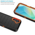 thumbnail image 4 of For Samsung Galaxy A16 5G Case with Built-in Screen Protector and Belt-Clip Holster, Tekcoo Military Grade Shockproof Rugged Full Protective Phone Case Kickstand Cover for Galaxy A16 5G - Orange, 4 of 10